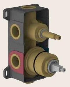 Parte incasso miscelatore doccia 2 vie con deviatore 0311800-T02