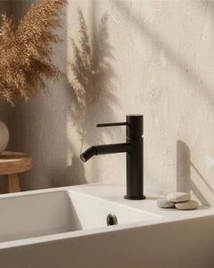 Rubinetto bidet senza scarico in ottone nero opaco Memo