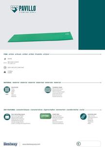 Materasso gonfiabile Bestway Easy 180 x 50 x 25 cm - Verde - Materasso singolo