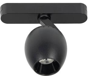 Lindby Faretto LED 48 V Lumaro, nero, Ø 6,2 cm, dimmerabile
