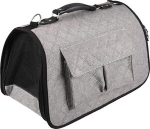 FLAMINGO Borsa per animali domestici Amy Grey 45×21×28 cm