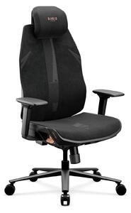 DIABLO CHAIRS Sedia da computer ergonomica, sedia da ufficio, nera, V-Flash Ultra Black