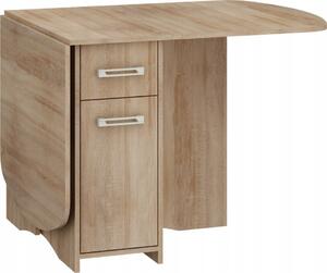 Tavolo da pranzo EXPERT X 40-160 cm Tavolo da sala da pranzo in rovere Sonoma Tavolo da cucina allungabile Tavolo da pranzo pieghevole