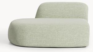 Chaise lounge in bouclé Wolke