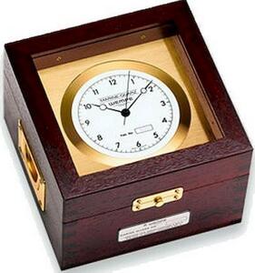 Wempe - CW800015 - Cronometro al quarzo - 185mm - Ottone e mogano - Numeri arabi - SCHIFFSUHREN PRO