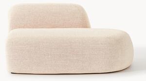 Chaise lounge in bouclé Wolke