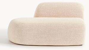 Chaise lounge in bouclé Wolke