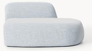 Chaise lounge in bouclé Wolke
