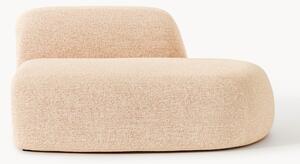 Chaise lounge in bouclé Wolke