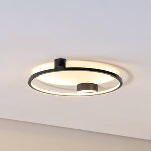 Plafoniera a LED Saturno Milagro Lighting, Nero, Soggiorno / Sala da pranzo, Alluminio, Moderno, Plafoniera LED