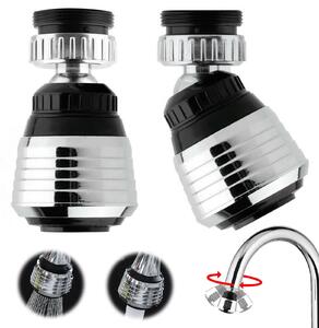 Accessori per rubinetti da cucina, rubinetto girevole a 360 gradi, 2 modalità, aeratore per rubinetto con adattatori