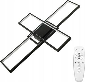 Lampada da soffitto a LED ARTESIA 92W Da 2700 a 6000K 9000 lm in alluminio bianco e nero, dimensioni: 7,5 x 89 x 56 cm, IP20 IdeaLED