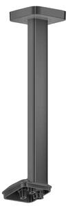 AXOR ShowerSphere, attacco a soffitto da 300 mm per doccetta a soffitto, modello 1jet, finitura cromo nero spazzolato