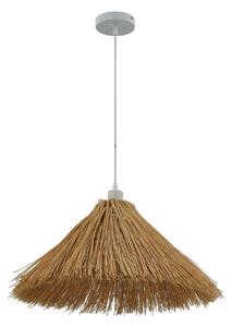 Lindby lampada a sospensione Borys, Ø 55 cm, seagrass, E27