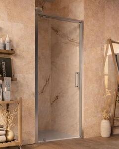 Box doccia 70 cm nicchia Marsiglia un battente reversibile H 195 cromo