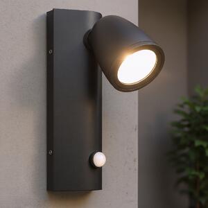Applique da Esterno GU10 IP65 con Sensore Movimento AXIS - Nera