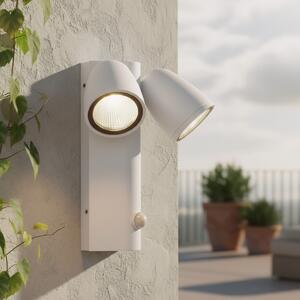 Applique da Esterno IP65 2xGU10 con Sensore movimento AXIS - Bianca