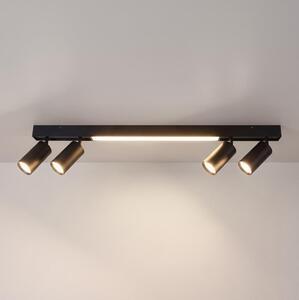 Brilagi - Faretto LED SELE 4xGU10/30W/230V + LED/20W nero