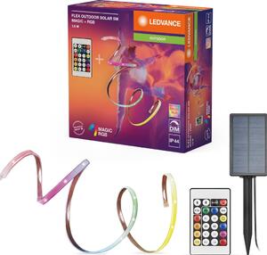 Ledvance - Striscia solare LED RGB dimmerabile FLEX MAGIC 5 m LED/1,6 W/3,7 V IP44 + telecomando