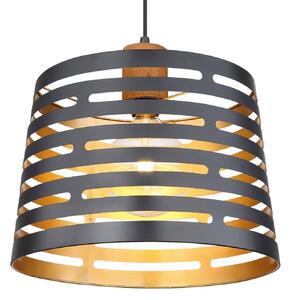 Globo Lampada a sospensione Ablona, dimmerabile, Nero, Soggiorno / Sala da pranzo, Metallo, Moderno, Lampada a sospensione