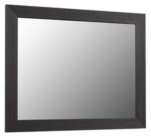 Specchio Wilany con cornice larga in MDF finitura scura 47 x 57,5 cm