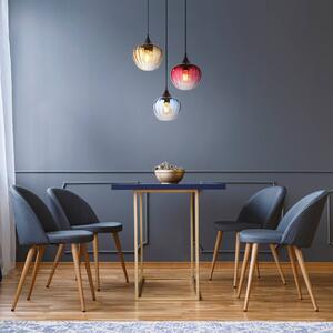 Globo Lampada a sospensione in vetro Sander, dimmerabile, Multicolore, Soggiorno / Sala da pranzo, Vetro, Lampada a sospensione