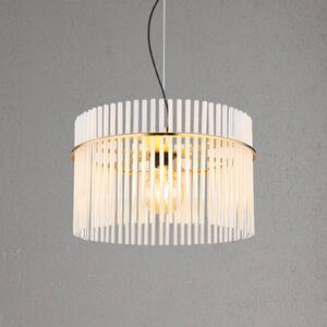 Globo Lampada a sospensione in vetro Gorley, dimmerabile, Ottone / Oro, Soggiorno / Sala da pranzo, Vetro, Lampada a sospensione
