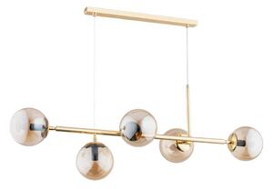 Lampadario su filo DANSA 5xE14/10W/230V oro