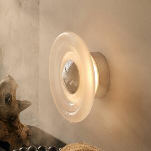 Tom Dixon Applique da parete Press Sphere, dimmerabile, Bianco / Opale, Bagno, Vetro, Design, Applique