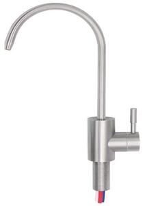 Rubinetto da cucina con filtro dell'acqua, in acciaio inossidabile, robusto, rubinetto monocomando per lavello