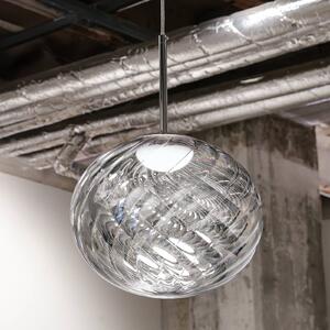 Tom Dixon Lampada a sospensione Whirl, dimmerabile, Cromo / Argento, Soggiorno / Sala da pranzo, Plastica, Design, Lampada a sospensione