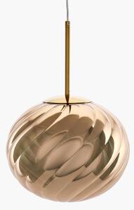 Tom Dixon Lampada a sospensione Whirl, dimmerabile, Ottone / Oro, Soggiorno / Sala da pranzo, Plastica, Design, Lampada a sospensione