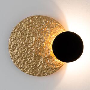 Holländer Applique LED Infinity in oro, Ø 26 cm
