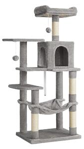 Gaczoo, tiragraffi grande, albero per gatti, tiragraffi per gatti, tiragraffi, grigio chiaro