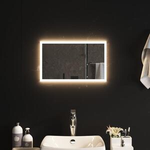 Specchio da Bagno con Luci LED 50x30 cm