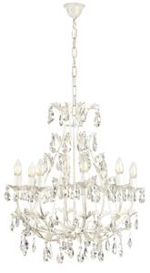 ONLI - Lampadario a catena BOTTE 8xE14/6W/230V bianco