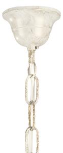 ONLI - Lampadario a catena BOTTE 8xE14/6W/230V bianco