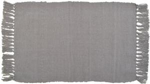 Tappeto Basic in cotone, grigio, 50x80