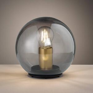FISCHER & HONSEL Lampada da tavolo Dini con sfera di vetro, 20 cm