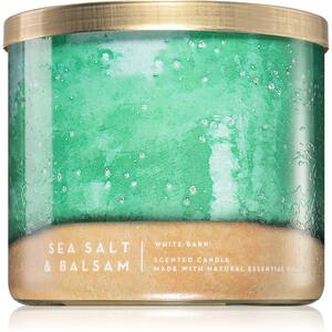 Bath & Body Works Sea Salt & Balsam candela profumata 411 g