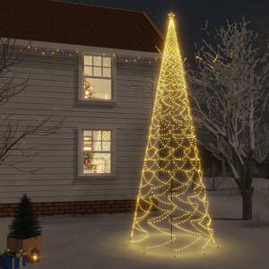 Albero di Natale con Puntale Bianco Caldo 3000 LED 800 cm