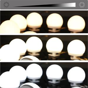 Tavolino LUCIA con illuminazione 108x40x140cm, bianco