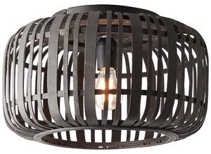 BRILLIANT Lampada a soffitto, diametro 40 cm, modello Woodrow, colore nero, grado di protezione IP20, attacco E27, 60 Watt, dimmerabile, adatta per lampadine standard