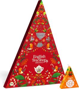ETS - Calendario dell'Avvento del tè "Mosaico rosso", BIO, 25 bustine piramidali