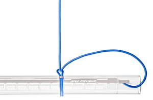 Ingo Maurer Tubular sospensione LED, bianco/blu