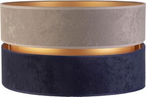 Duolla - Paralume universale DUO E27 diametro 40 cm grigio/blu/oro
