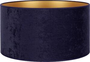 Duolla - Paralume universale VELVET E27 diametro 35 cm blu/oro