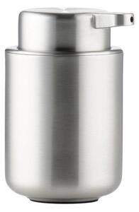Dispenser per sapone color argento opaco in acciaio inox 250 ml Ume Steel – Zone