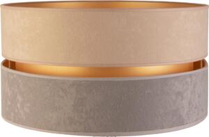 Duolla - Paralume universale DUO E27 diametro 40 cm beige/grigio/oro