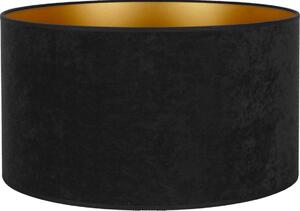 Duolla - Paralume universale VELVET E27 diametro 35 cm nero/oro